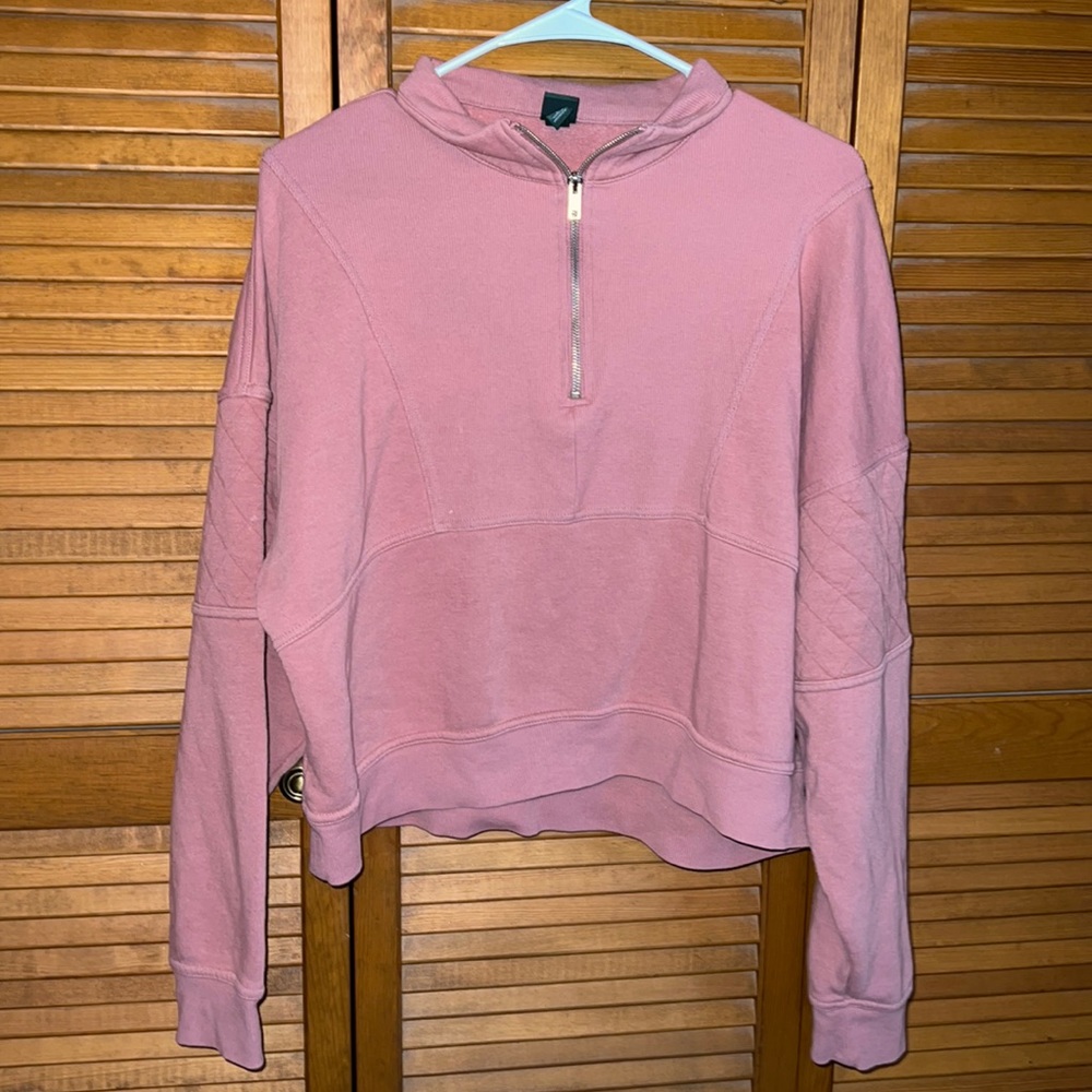 Wild Fable Cropped Half Zip Pullover